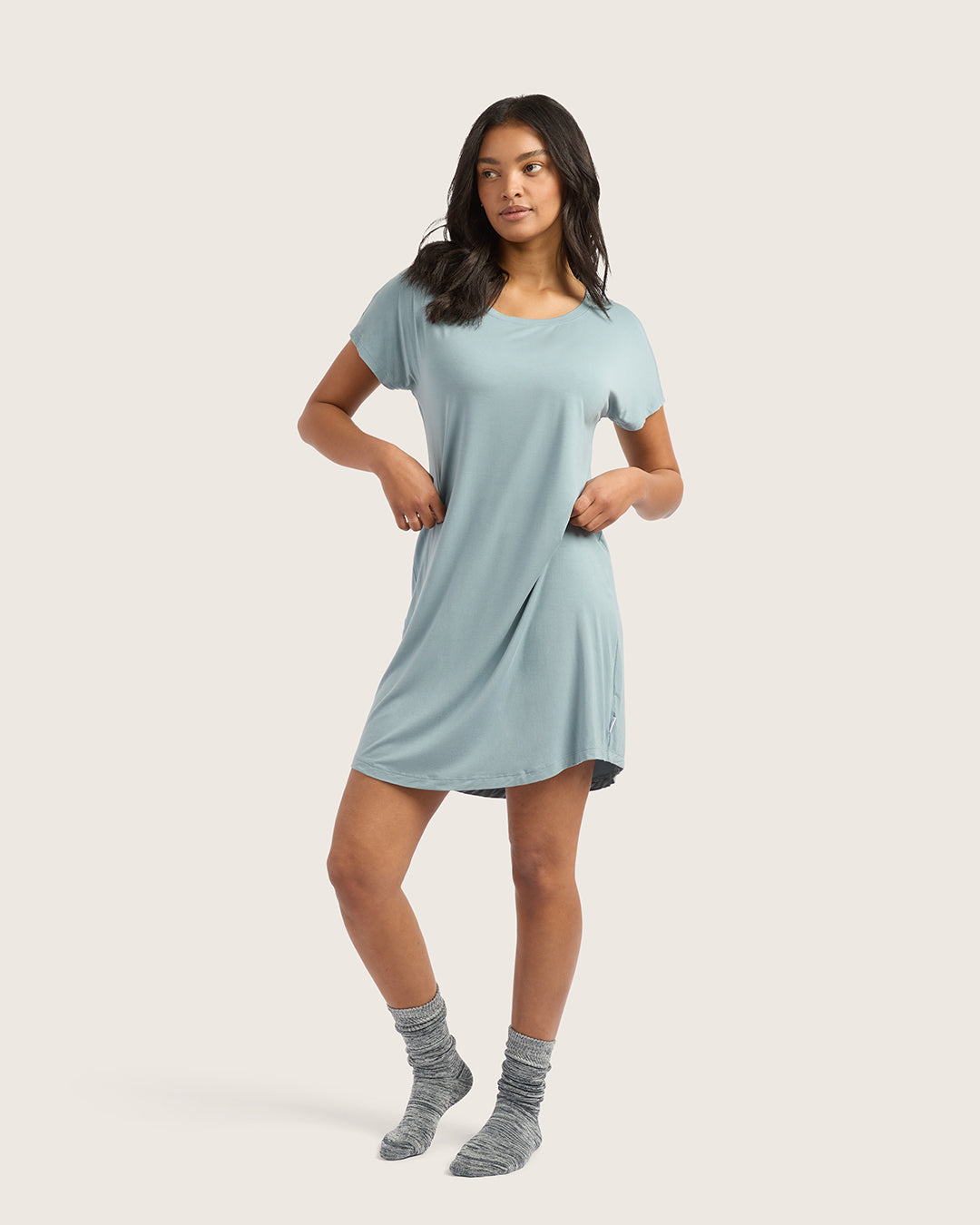 Goodnight Nightdress - Mineral Blue