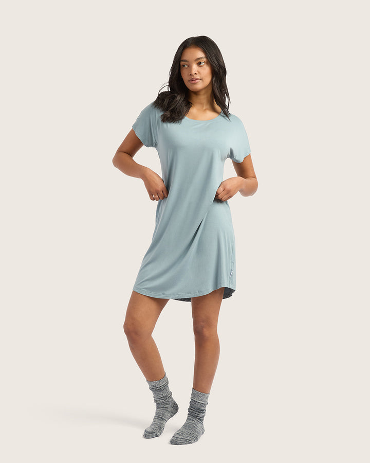 Goodnight Nightdress - Mineral Blue
