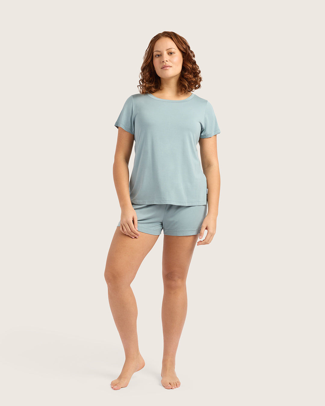 Goodnight Sleep Tee - Mineral Blue