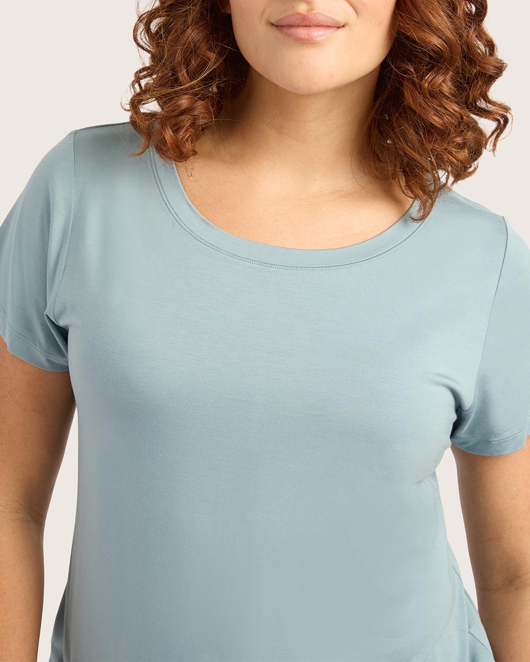 Goodnight Sleep Tee - Mineral Blue