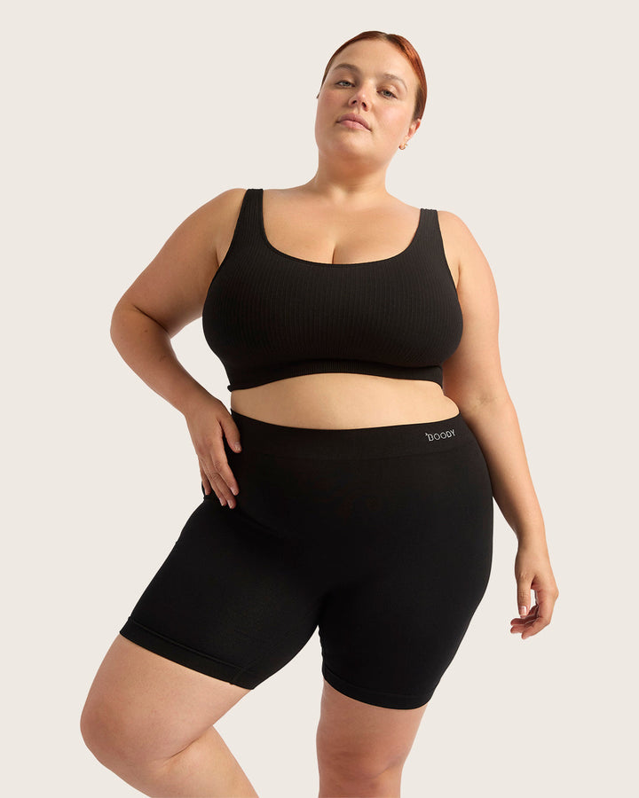 Seamfree Undershorts 6" - Black