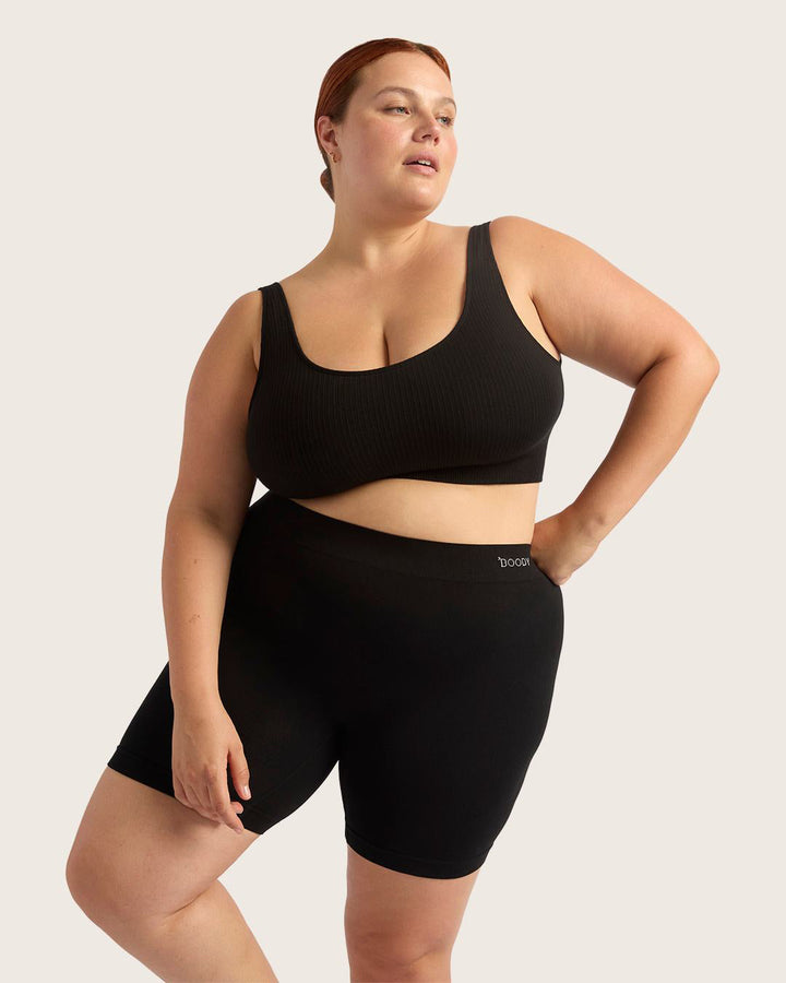 Seamfree Undershorts 6" - Black