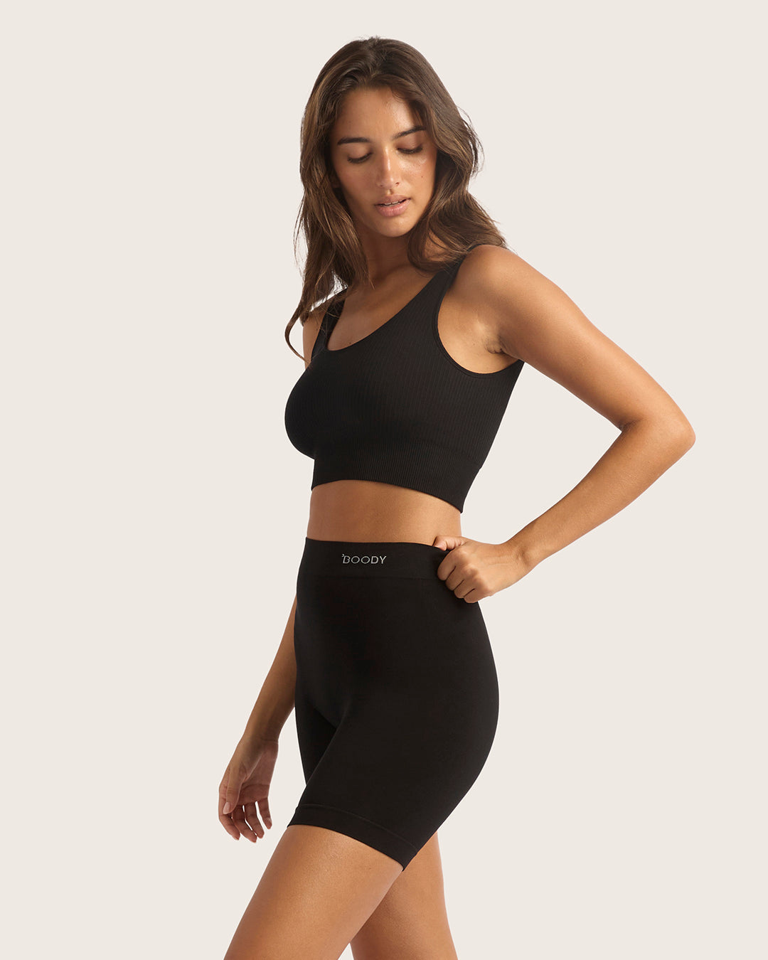 Seamfree Undershorts 6" - Black