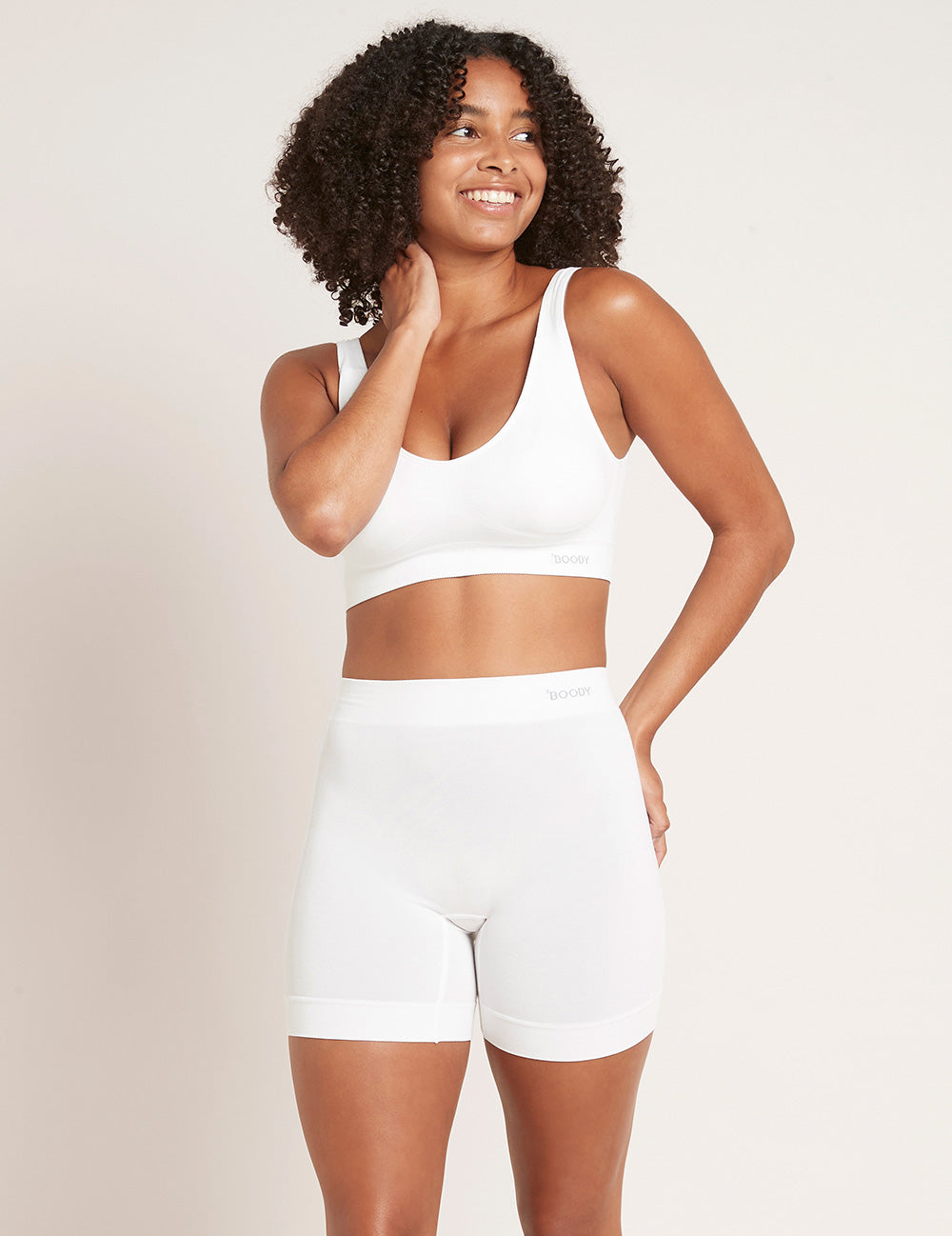 Seamfree Undershorts 6" - White