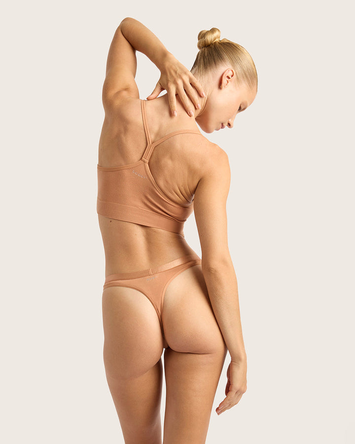 LYOLYTE Racerback Bralette - Dune