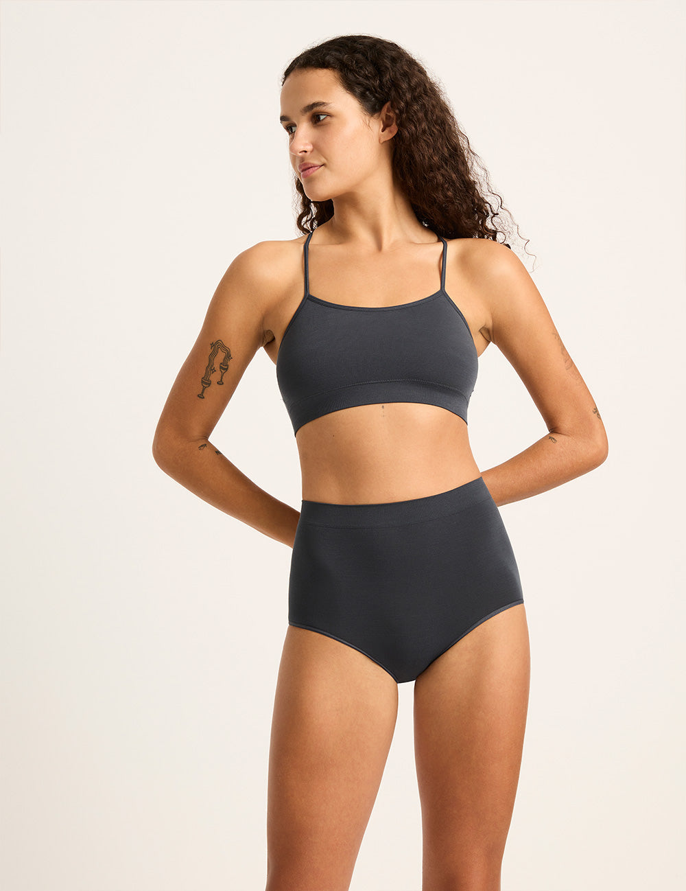 LYOLYTE Full Low Leg Briefs - Storm