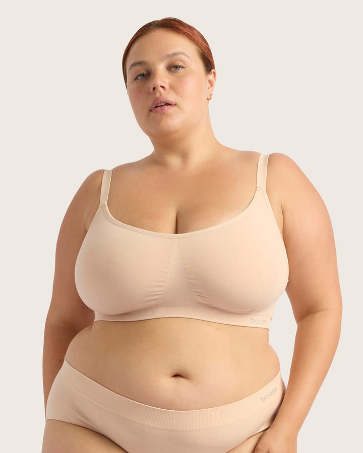 Full Bust Wireless Bra - Shell