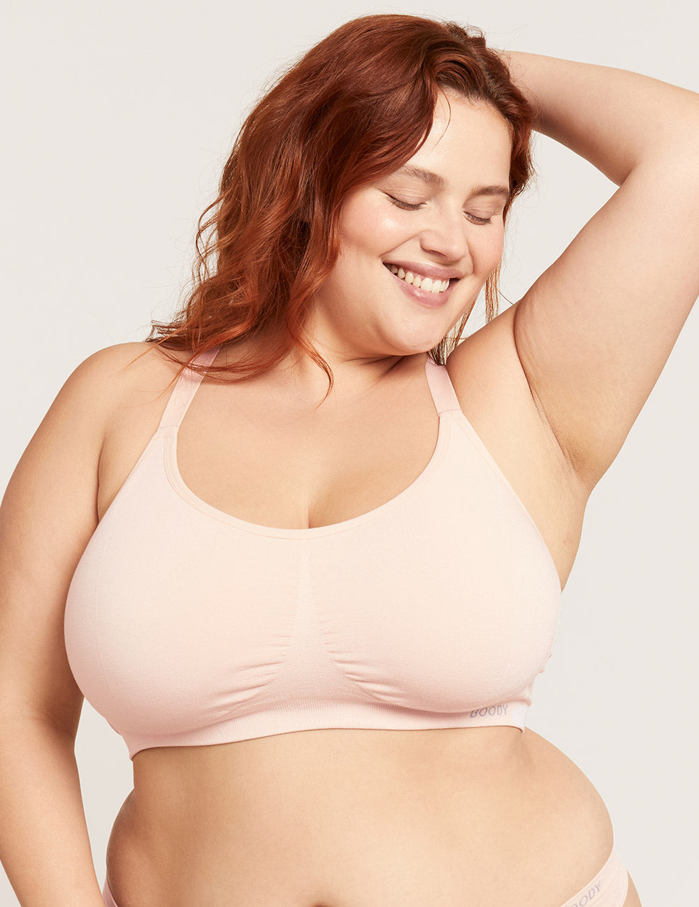 Full Bust Wireless Racerback Bra - Shell