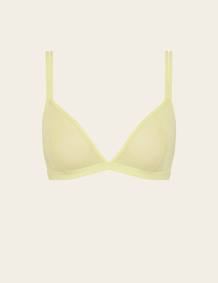 FreeMesh Triangle Bralette - Lemon