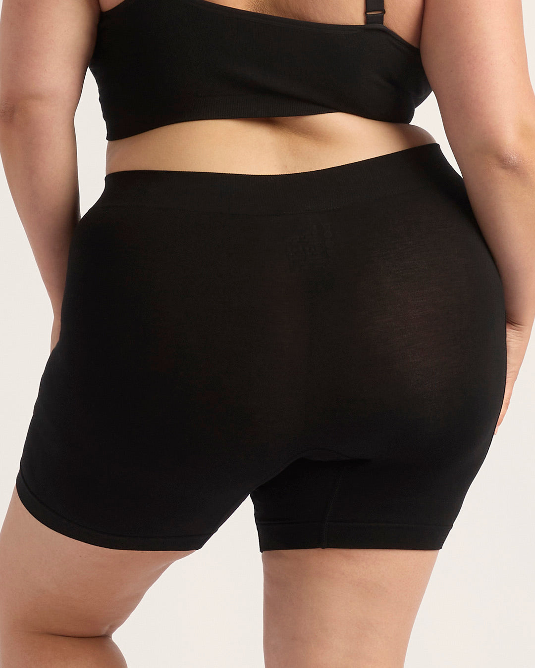 Seamfree Undershorts with Pocket 6" - Black