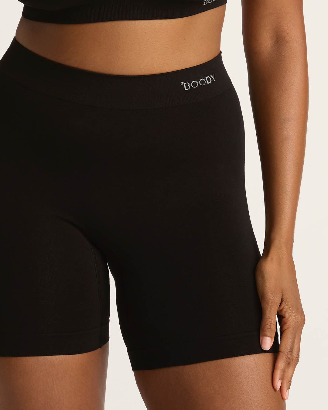 Seamfree Undershorts with Pocket 6" - Black