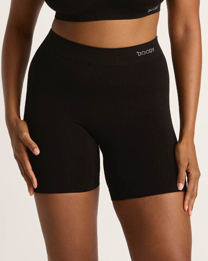 Seamfree Undershorts with Pocket 6" - Black