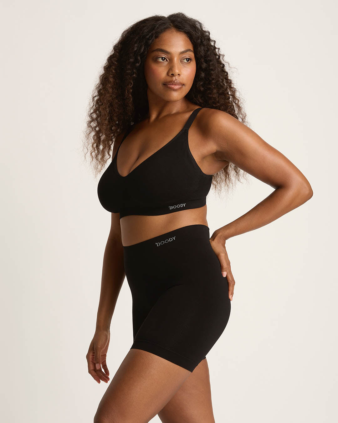 Seamfree Undershorts with Pocket 6" - Black