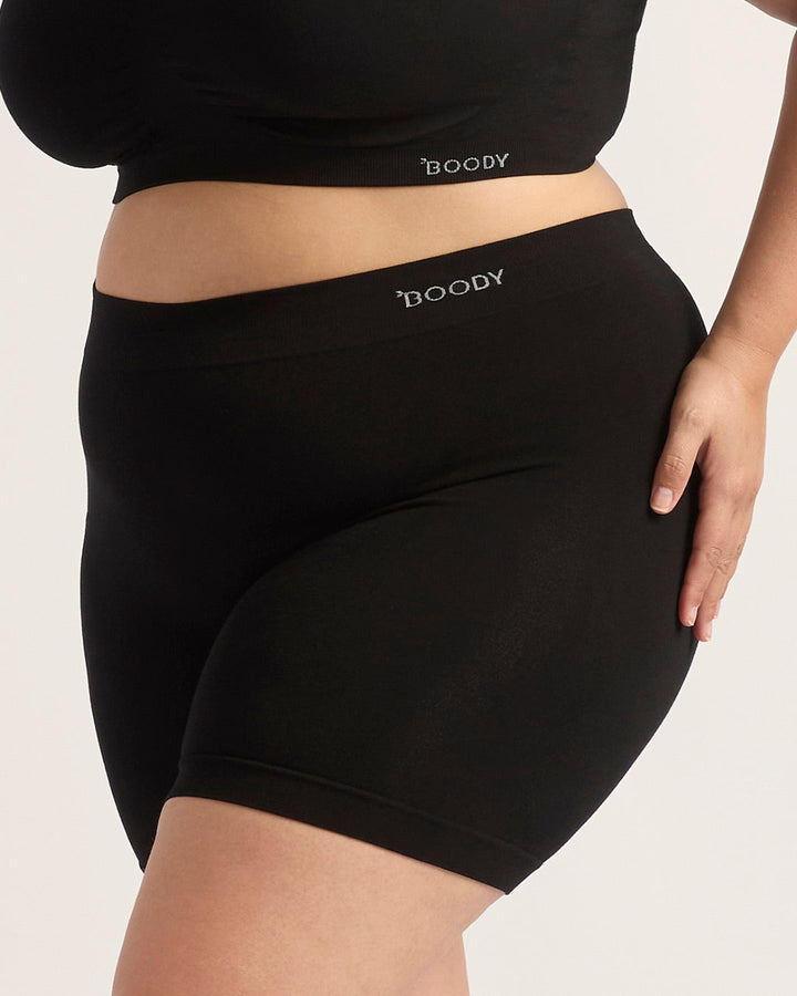 Seamfree Undershorts with Pocket 6" - Black
