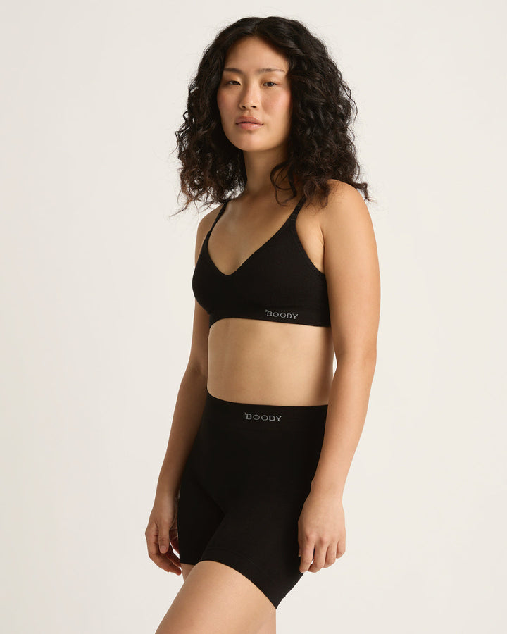 Seamfree Undershorts with Pocket 6" - Black