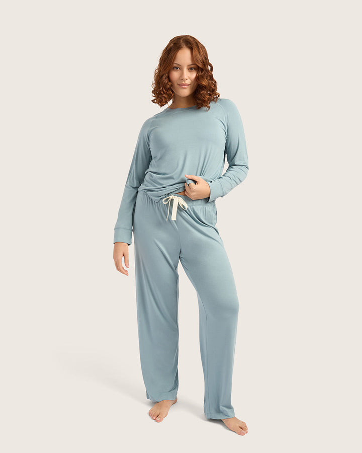 Goodnight Sleep Pants - Mineral Blue
