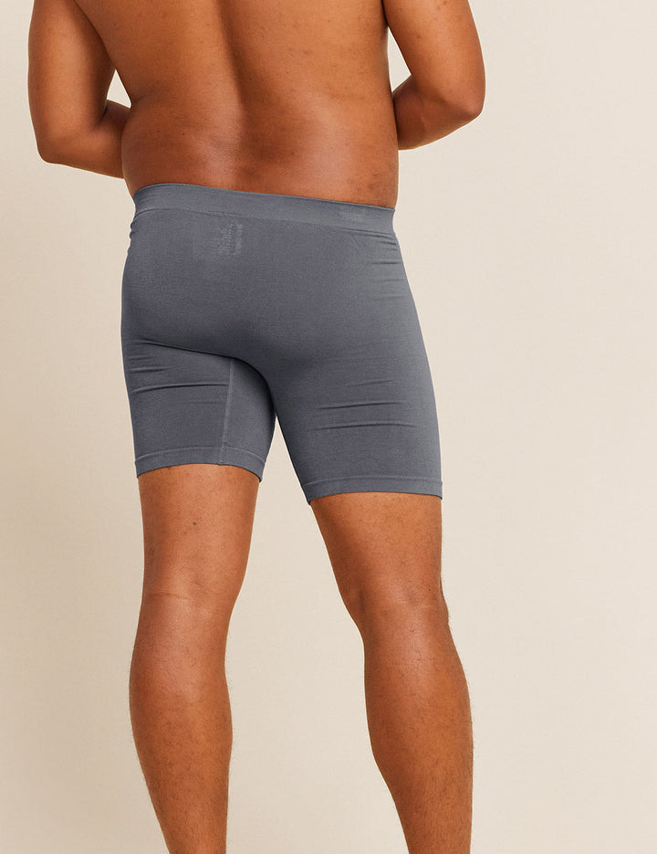 Men's Seamfree Mid-Length Boxer Briefs - Charcoal