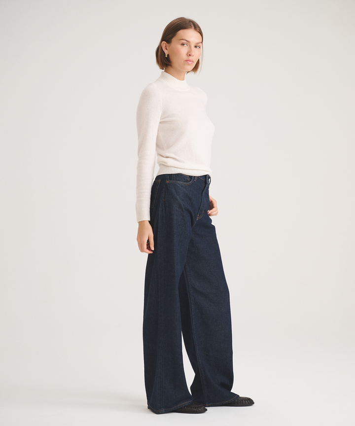 Basic Cashmere Mockneck Sweater