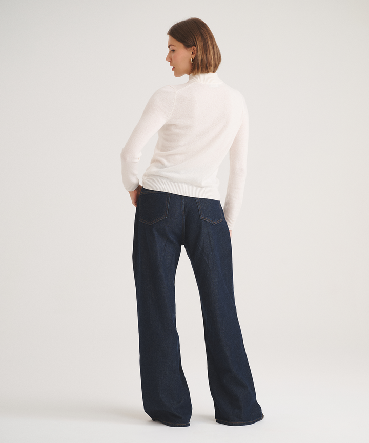 Basic Cashmere Mockneck Sweater