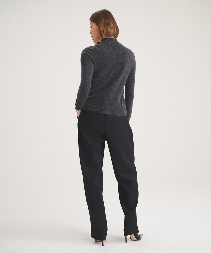 Basic Cashmere Mockneck Sweater