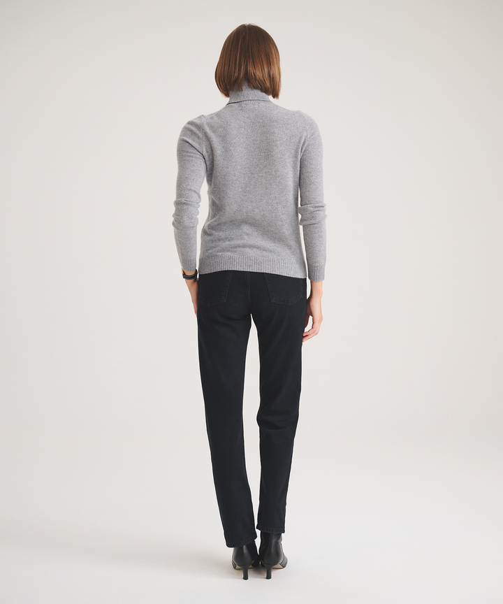 Basic Cashmere Turtleneck Sweater