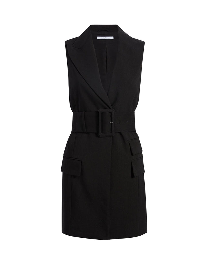 Belted Tailored Vest