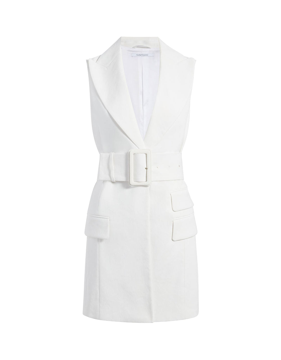Belted Tailored Vest