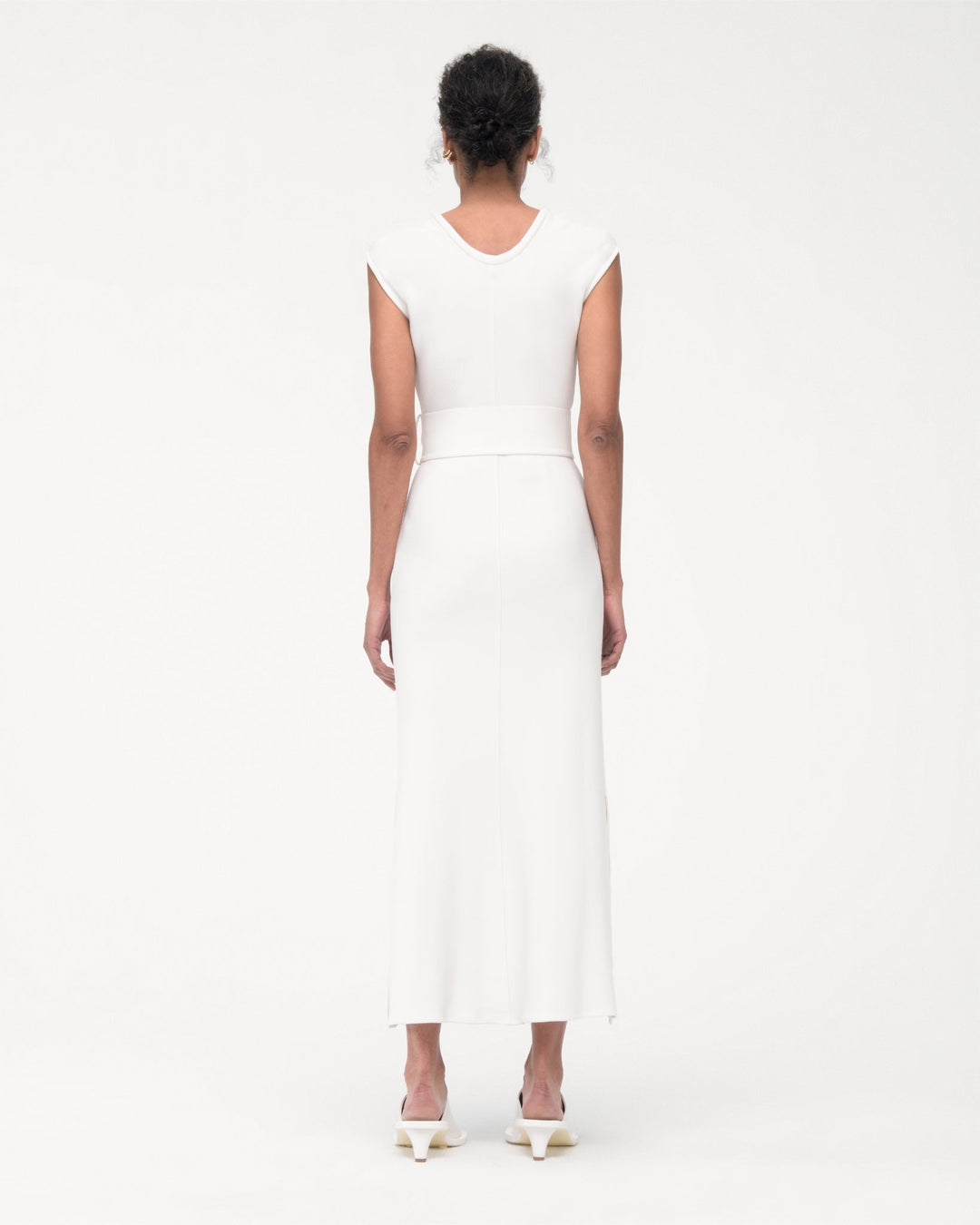 Bias Belted Dress
