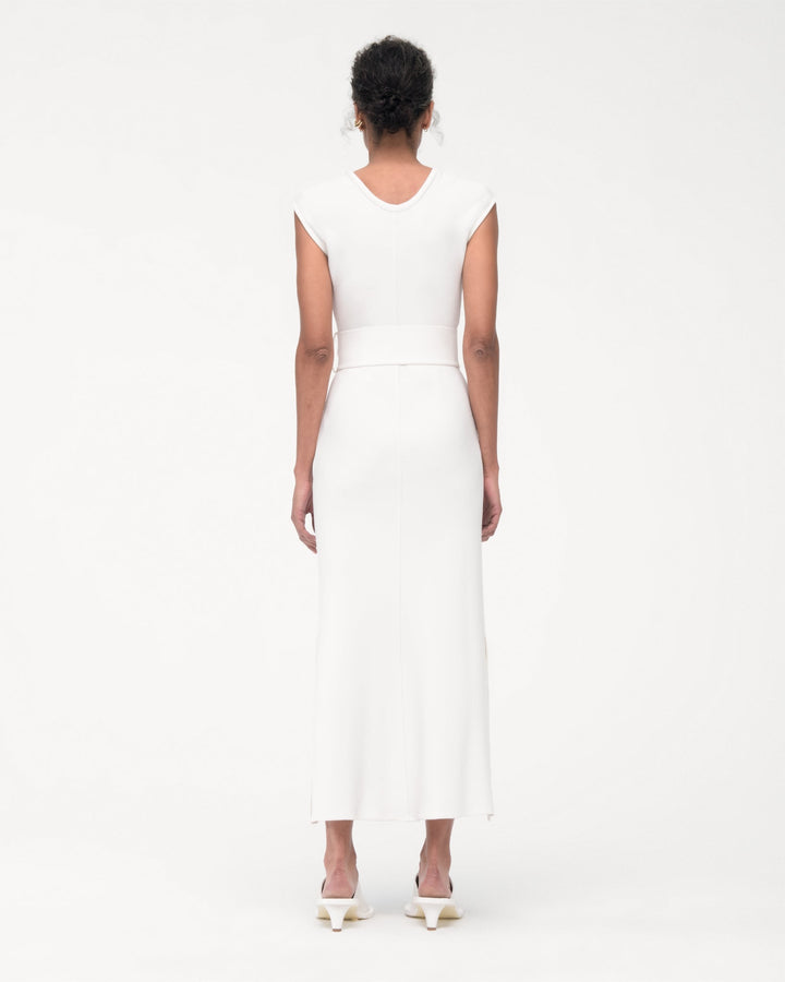 Bias Belted Dress