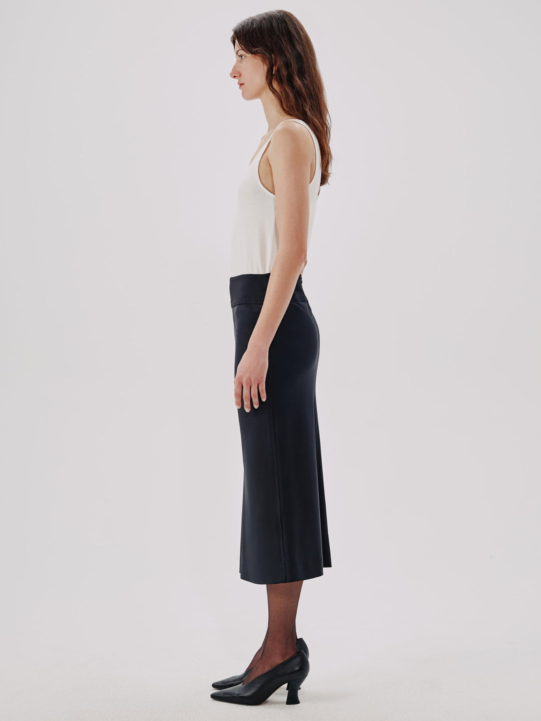 Bias Slip Skirt