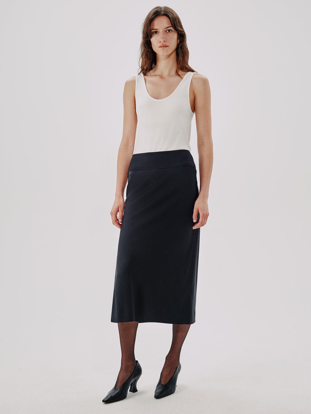 Bias Slip Skirt