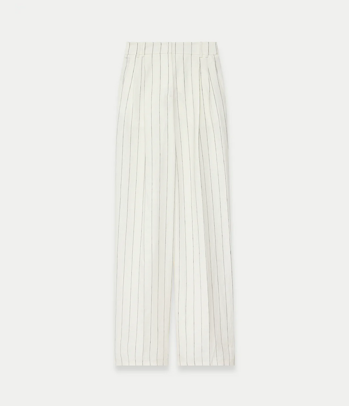 Linen Pleated Trouser