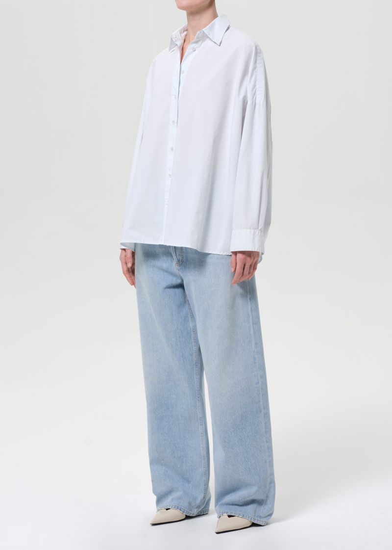Roux Balloon Shirt in Hail