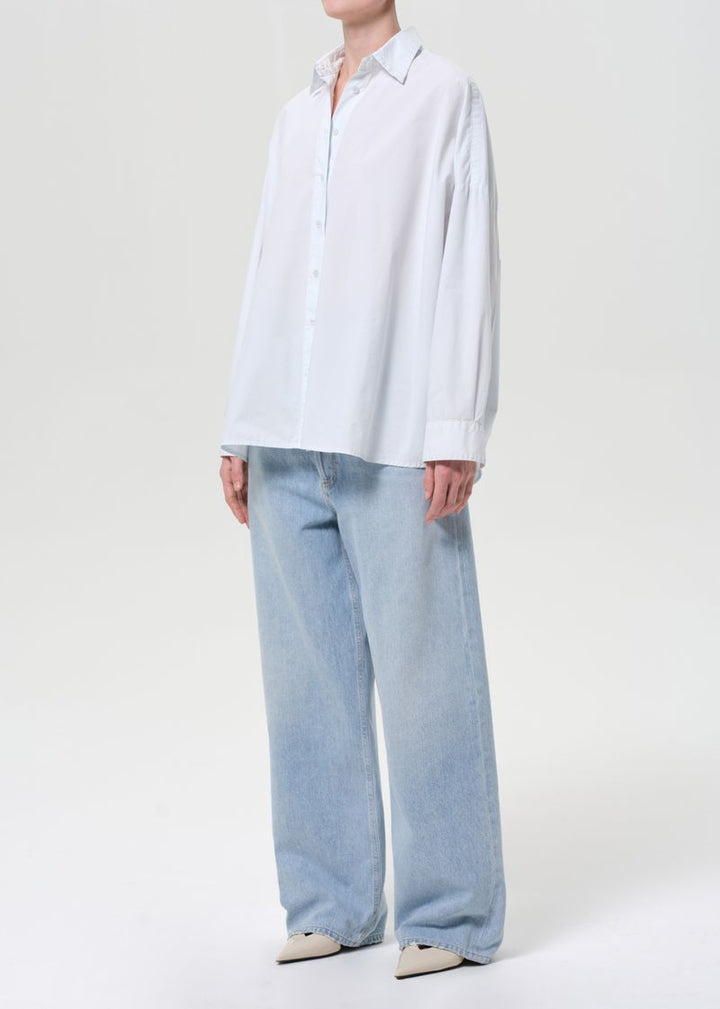 Roux Balloon Shirt in Hail