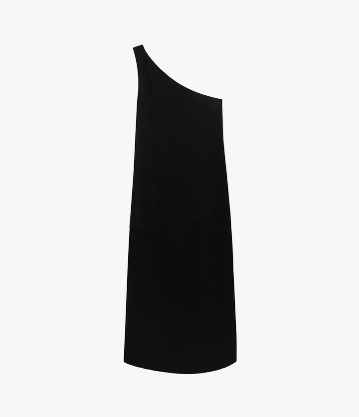 One Shoulder Bubble Sheath
