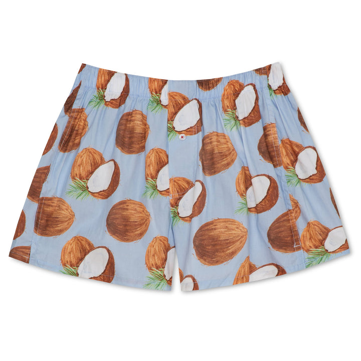 Organic Cotton Watercolor Coconuts Boxer Short