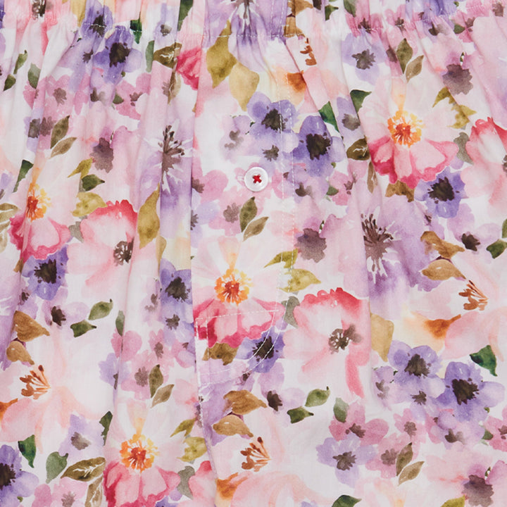 Organic Cotton Flower Huddle Boxer Short