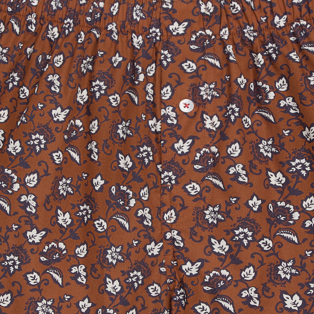 Block Print Floral Boxer