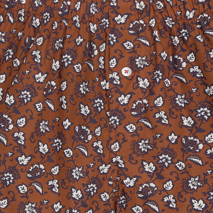 Block Print Floral Boxer