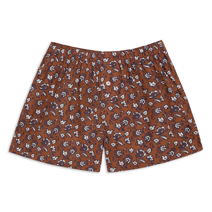 Block Print Floral Boxer