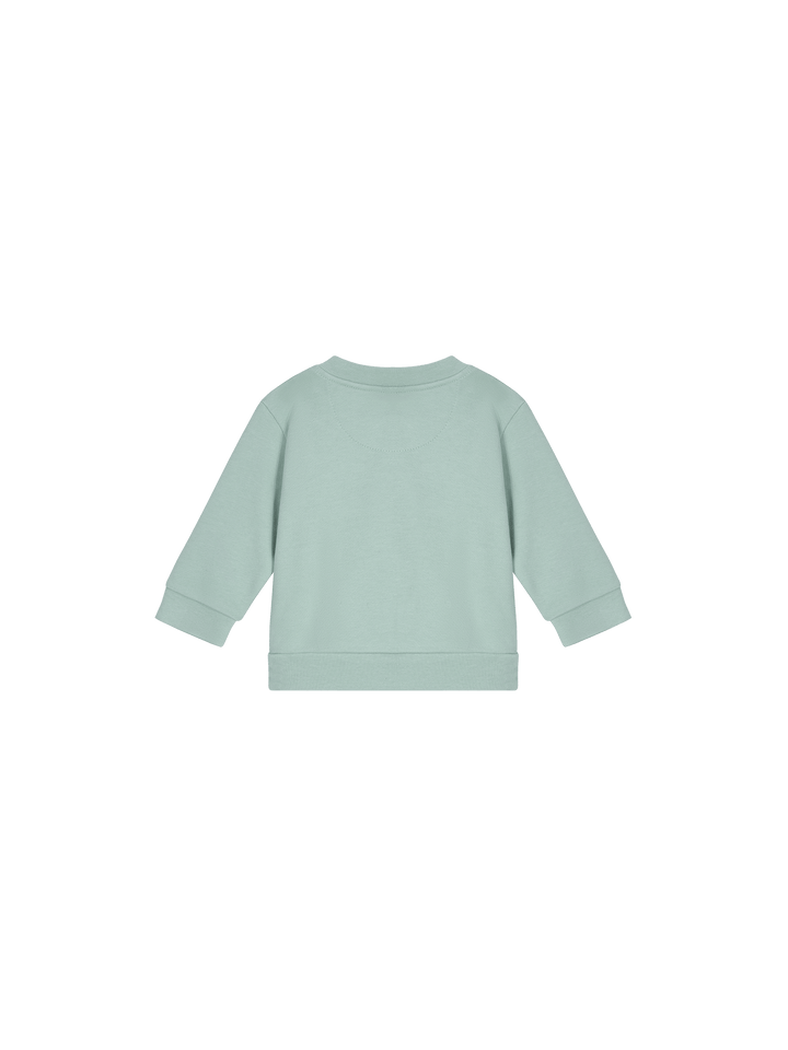 Baby 365 Midweight Pangaia Sweatshirt—eucalyptus blue