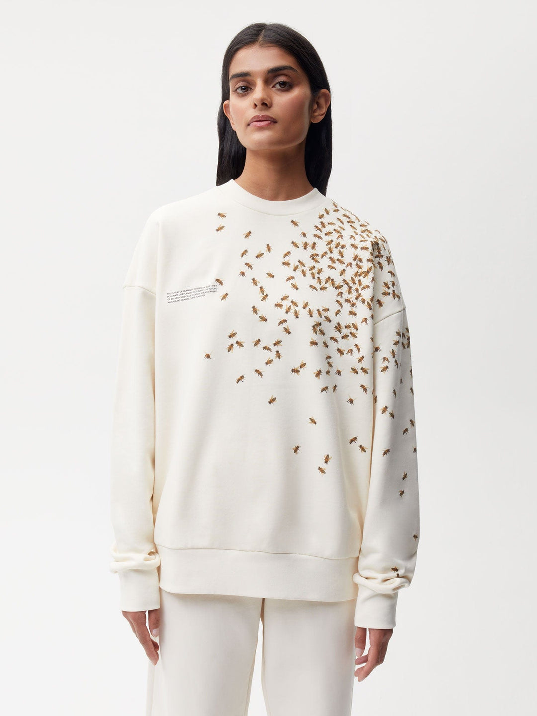 Womens Bee:Wild Sweatshirt—undyed