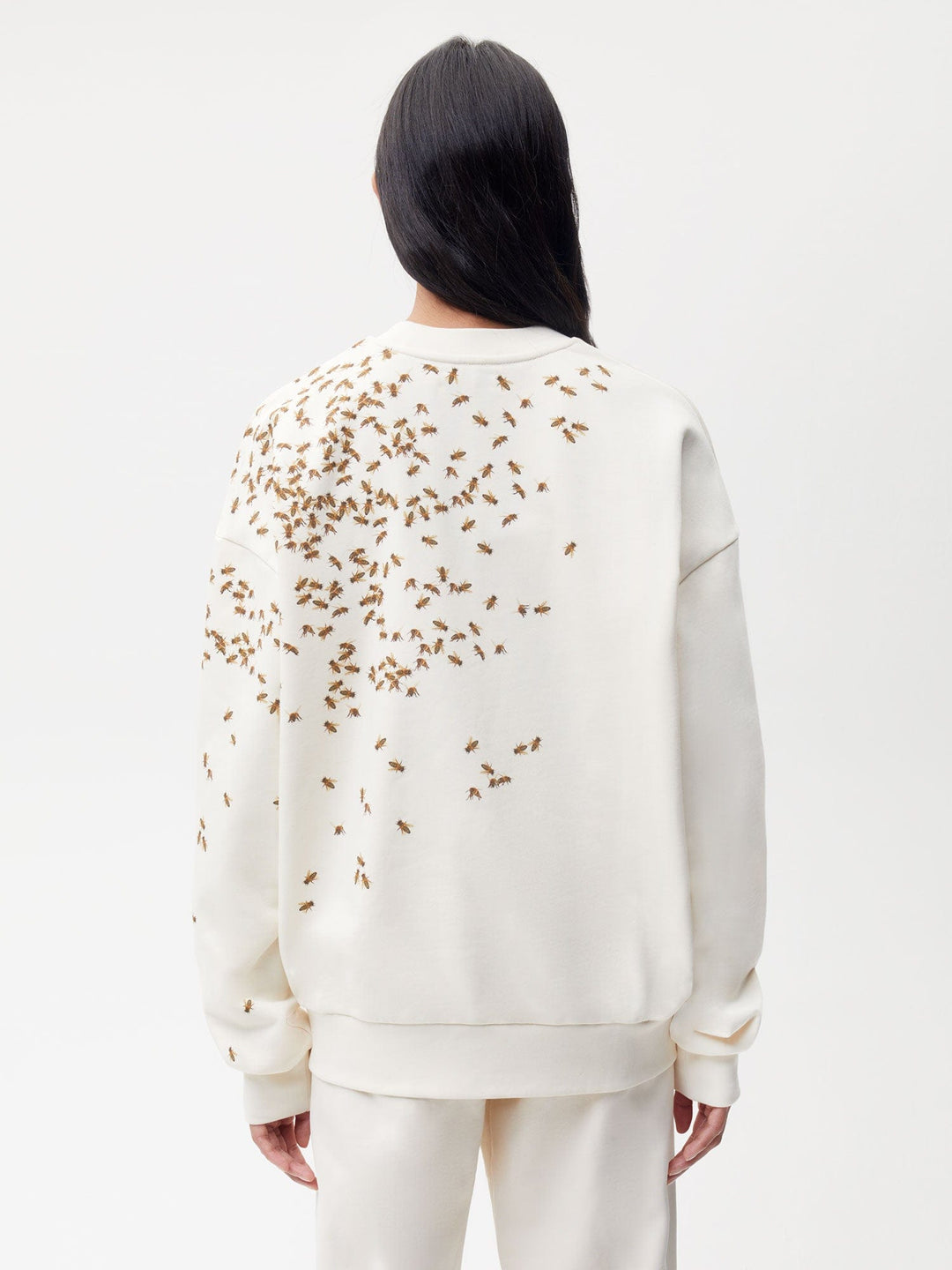 Womens Bee:Wild Sweatshirt—undyed