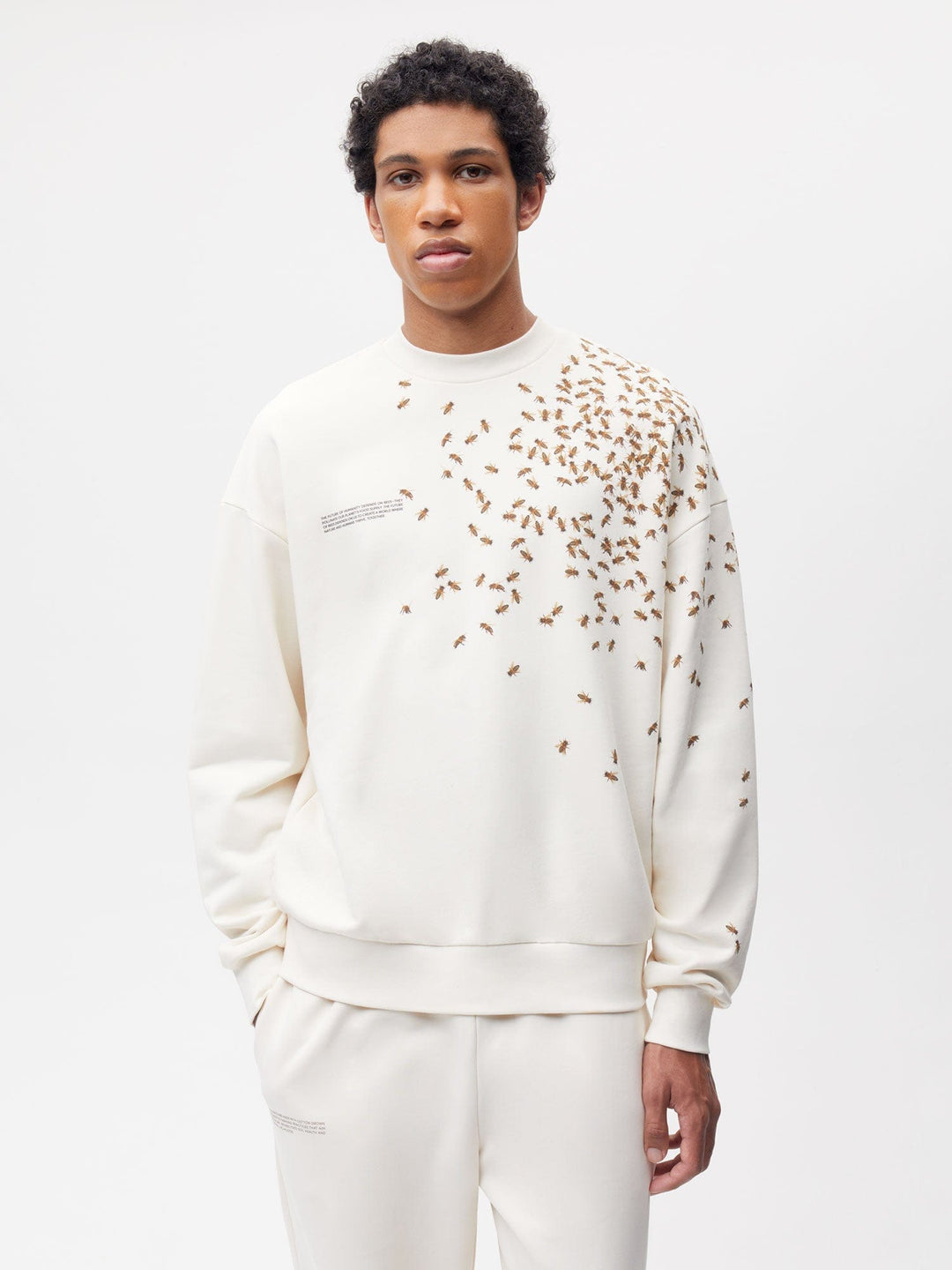 Mens Bee:Wild Sweatshirt—undyed