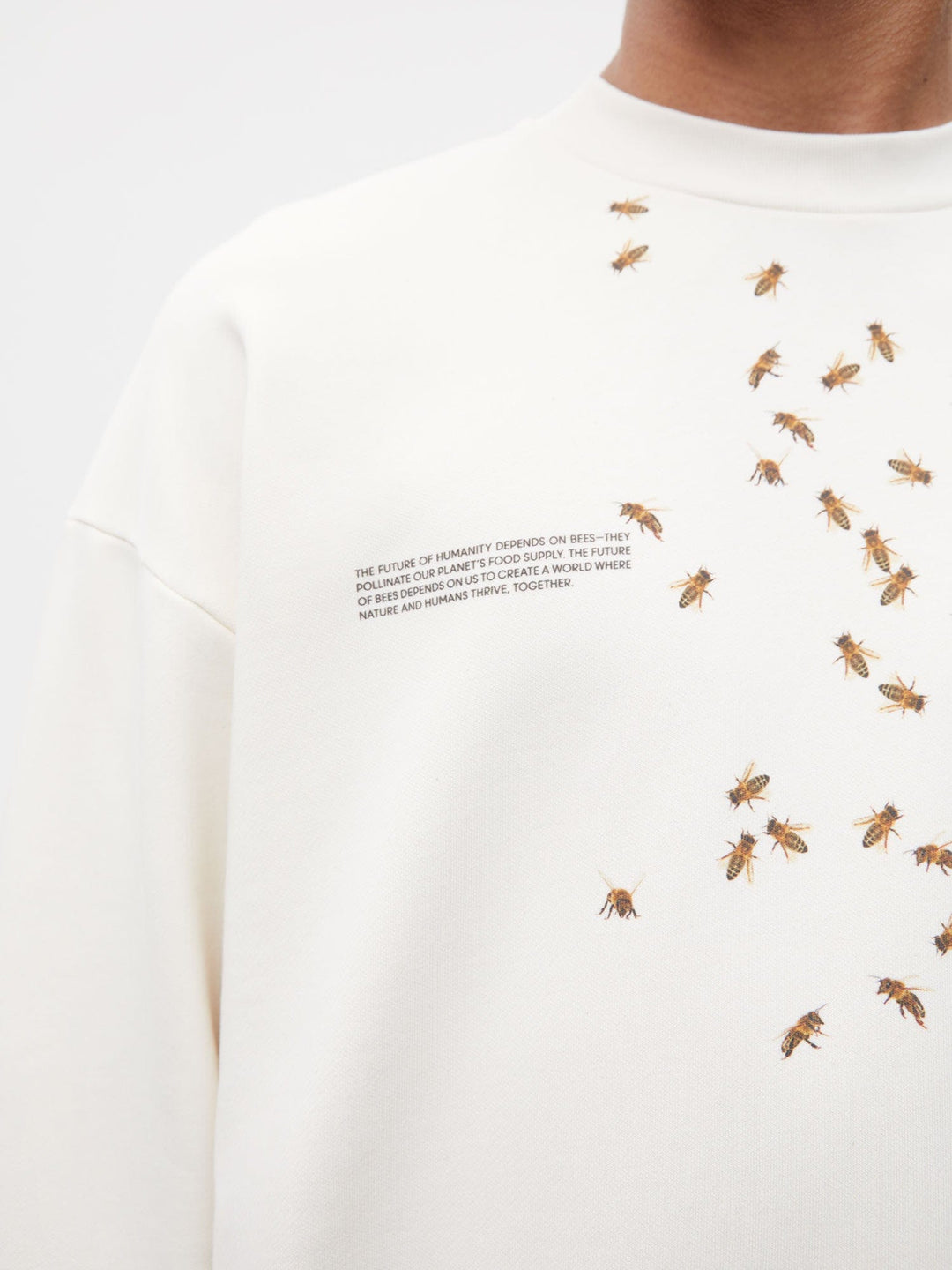 Mens Bee:Wild Sweatshirt—undyed