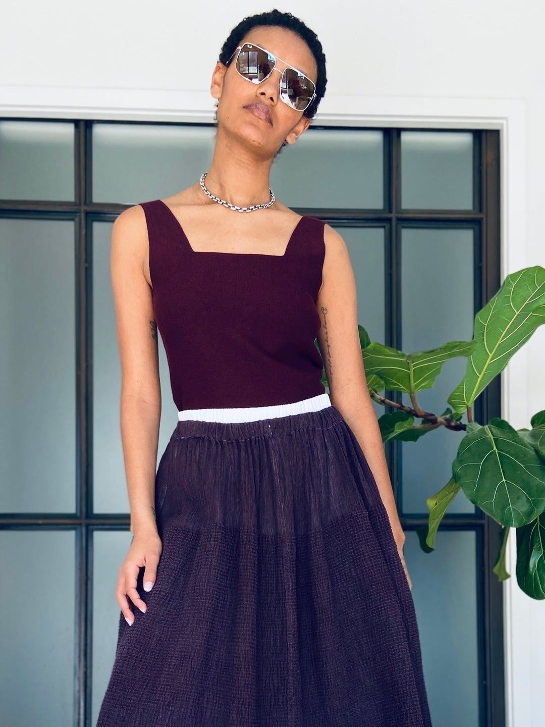 Berbere, Square neck tank