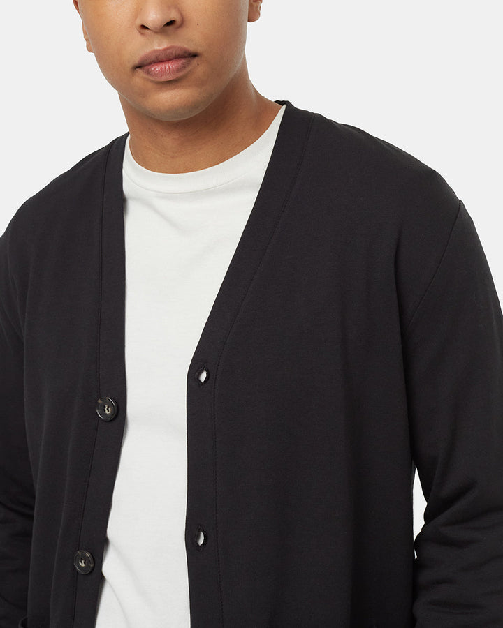 SoftTerry Light Button Front Cardigan