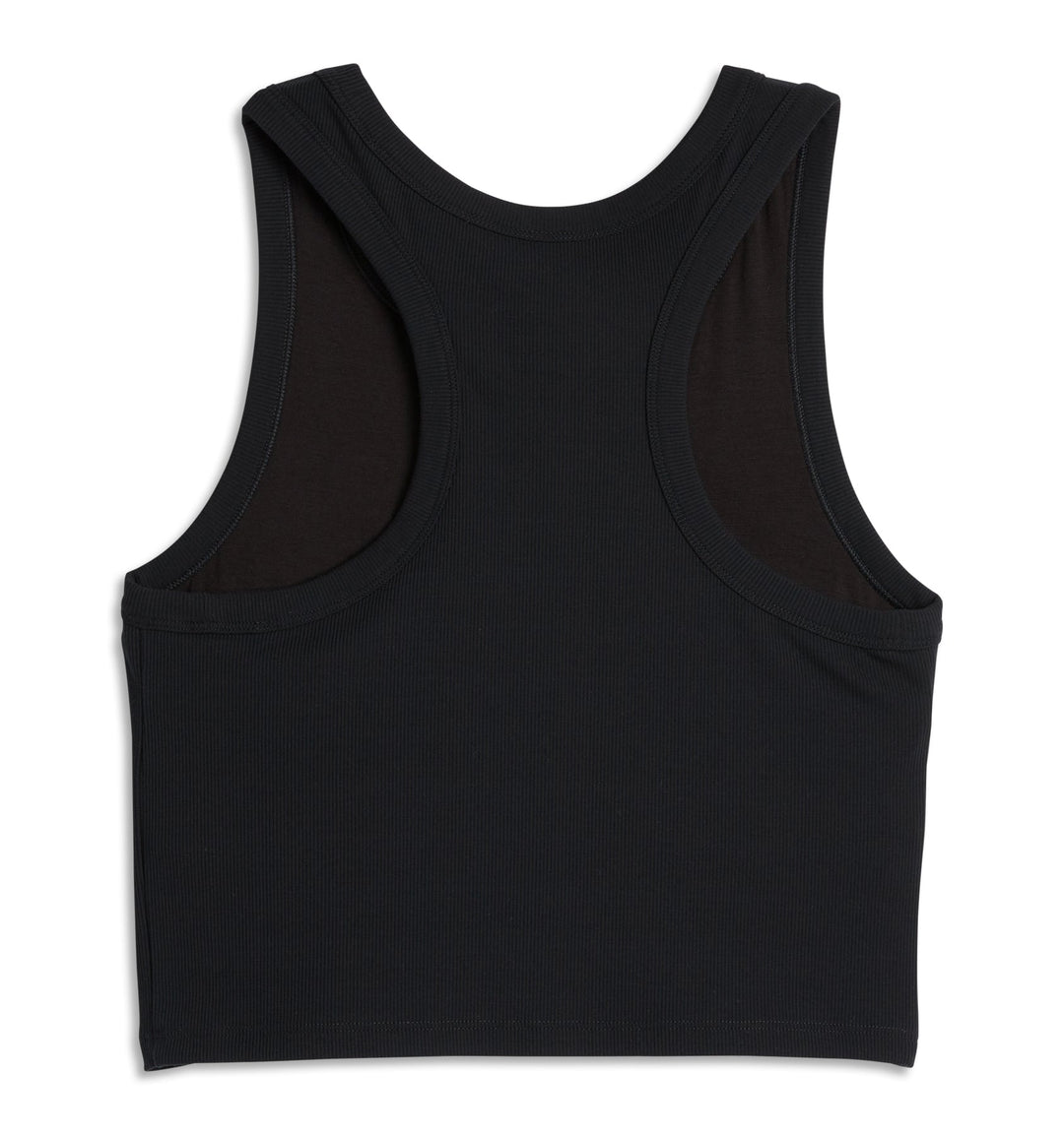 Bamboo Rib Bra Top - Black