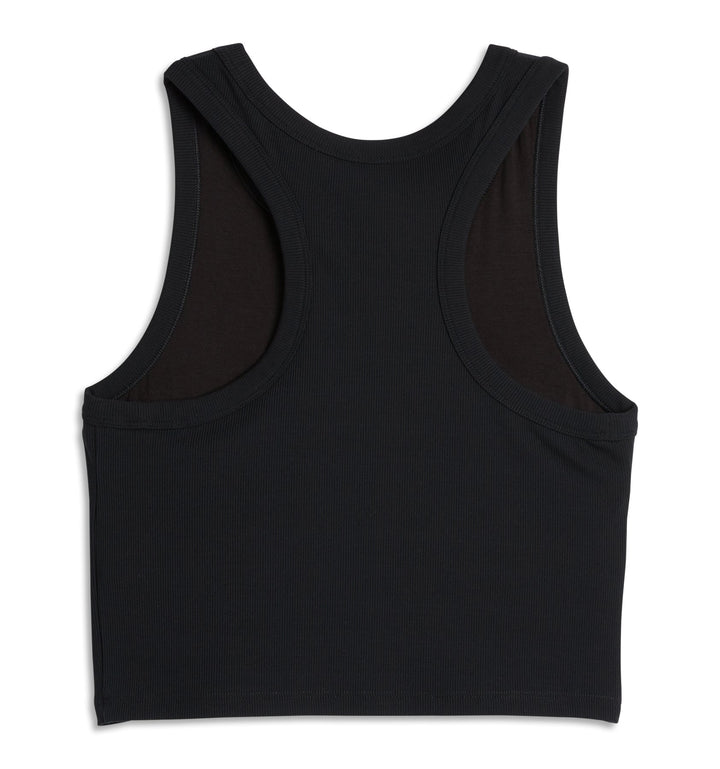 Bamboo Rib Bra Top - Black