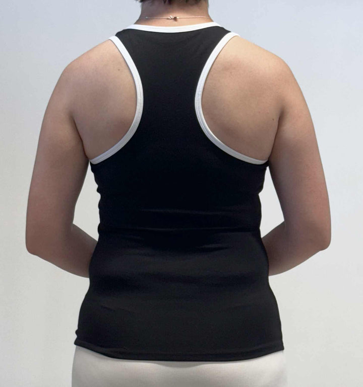 Cotton Ringer Tank - Neon Flare